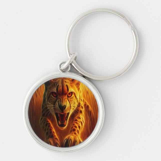 Llavero Enraged Cheetah Keychain (Frente)