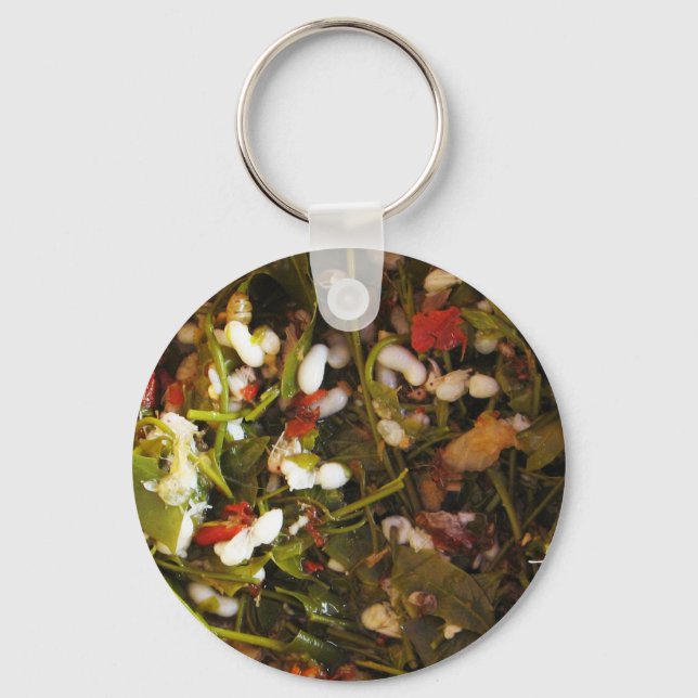 Llavero Ensalada de huevo de hormiga roja... Comida callej (Anverso)