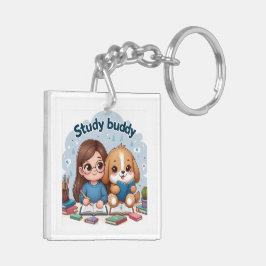 Llavero Ensayo Escuela Buddy Clásica Acrílica
