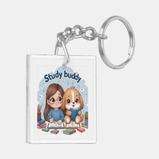 Llavero Ensayo Escuela Buddy Clásica Acrílica