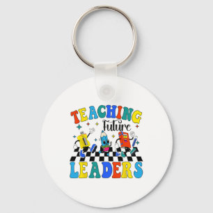 Llavero Enseñando a futuros líderes Groovy Teacher de vuel