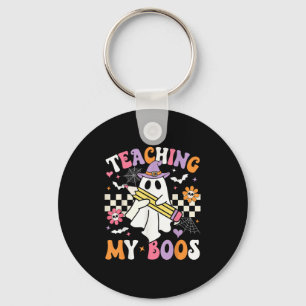 Llavero Enseñando a mi profesor fantasma Cute Groovy Hallo