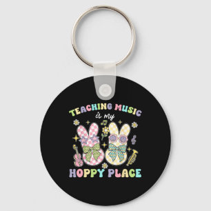 Llavero Enseñando Música Hoppy Place Bunny Easter Days Res