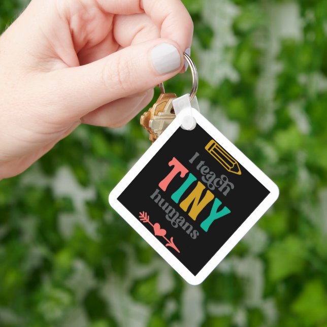 Llavero Enseño a humanos pequeños (Mano)