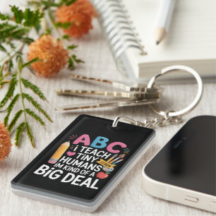 Llavero Enseño a Humanos Pequeños Agradecimiento a los Mae