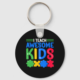 Llavero Enseño A Niños Increíbles - Autismo Educación Espe