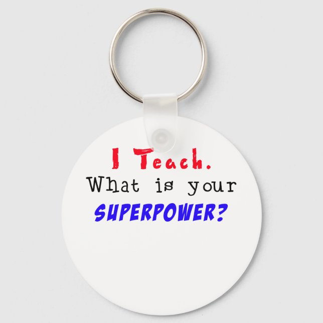 Llavero Enseño. ¿Cuál es su SUPERPOWER? (Anverso)