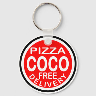 Llavero Entrega de la pizza de los Cocos
