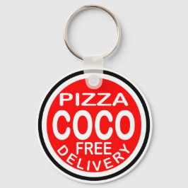 Llavero Entrega de pizza de Coco