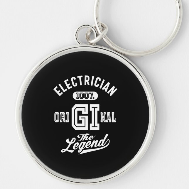 Llavero Entrega de títulos de trabajo de electricista (Frente)