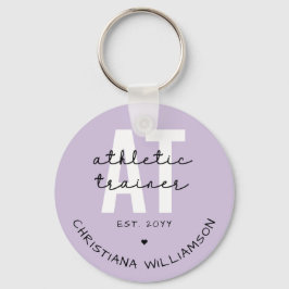 Llavero Entrenador atlético personalizado en entrenamiento