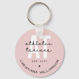 Llavero Entrenador atlético personalizado en entrenamiento