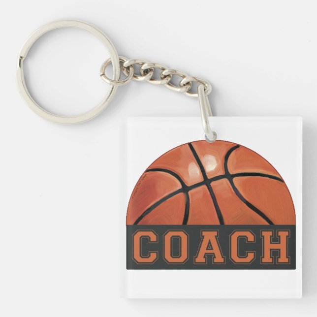Llavero Entrenador de baloncesto (Frente)