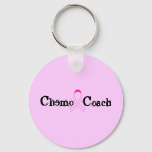 Llavero Entrenador de Chemo - Cáncer de Mama de Cinta Rosa