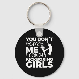 Llavero Entrenador de chicas de kickboxing