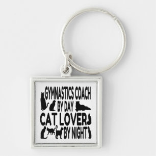 Llavero Entrenador de Gimnasia de Gato Lover