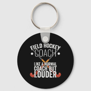Llavero Entrenador de Hockey sobre Césped Frase Divertida