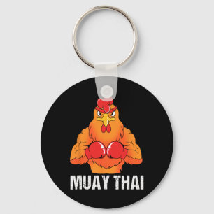 Llavero Entrenador de Kickboxing Tailandia Gallo Muay Thai