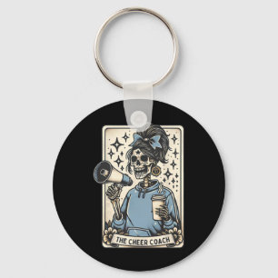 Llavero Entrenador de Porristas Tarot Carta Esqueleto Entr