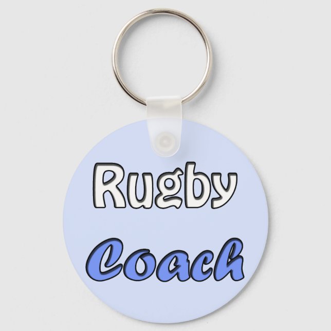 Llavero Entrenador de Rugby (Anverso)