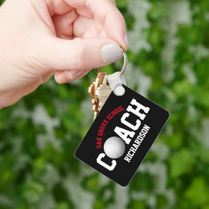 Llavero Entrenador deportivo de voleibol - Rojo