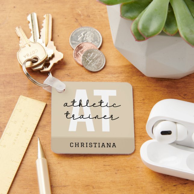 Llavero Entrenador deportivo personalizado en AT (Escritorio )