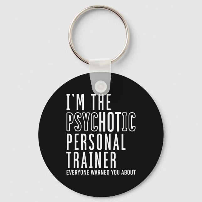 Llavero Entrenador Personal Bodybuilding Workout Fitness I (Anverso)