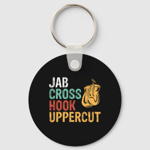 Llavero Entrenamiento de boxeador de Jab Cross Hook Upperc