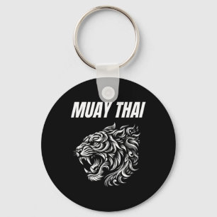 Llavero Entrenamiento de Muay Thai Mma Tatuaje Rugido de T