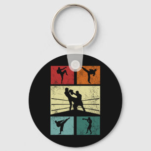 Llavero Entrenamiento divertido de kickboxing para hombres