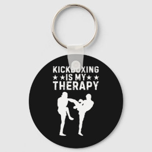 Llavero Entrenamiento divertido de kickboxing para hombres