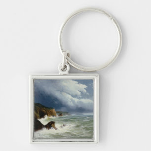 Llavero Enviando en los mares abiertos, 1882 (aceite en