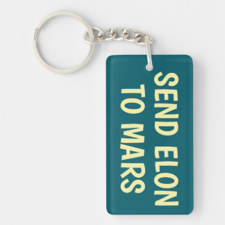 Llavero Enviar a Elon a Mars Keychain