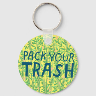 Llavero ENVÍE SU TRASH Sin Arte Círculo Litro