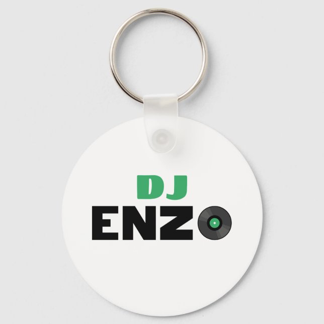 Llavero Enzo DJ (Anverso)