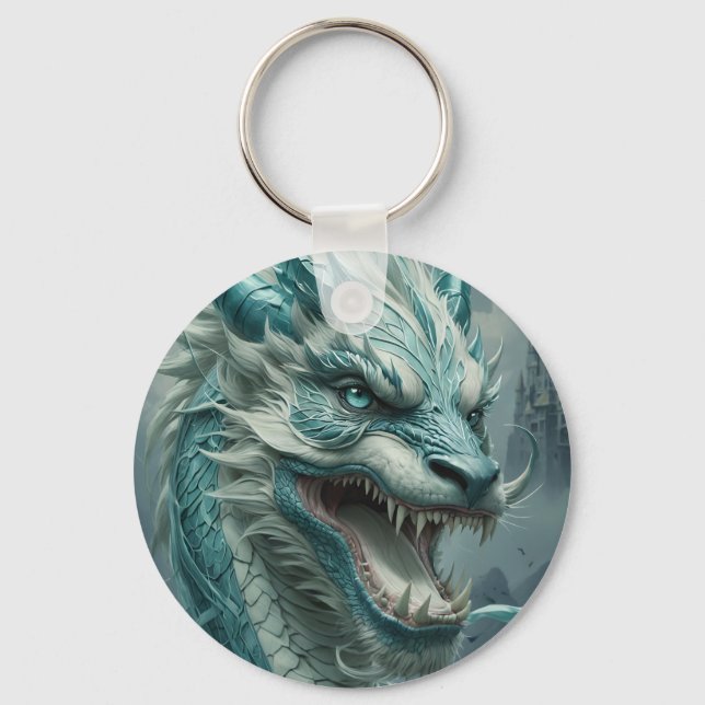 Llavero Epic Blue Storm Dragon (Anverso)
