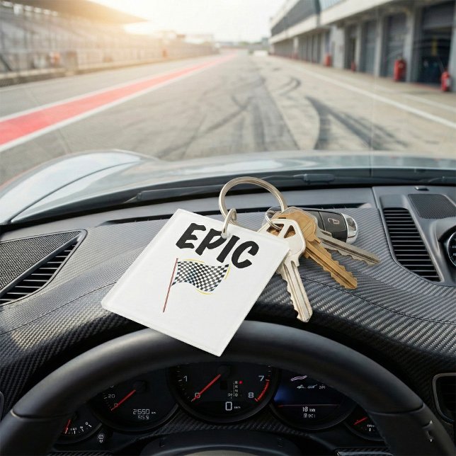 Llavero Epic Finish Line Checkered Racing Flag (Subido por el creador)