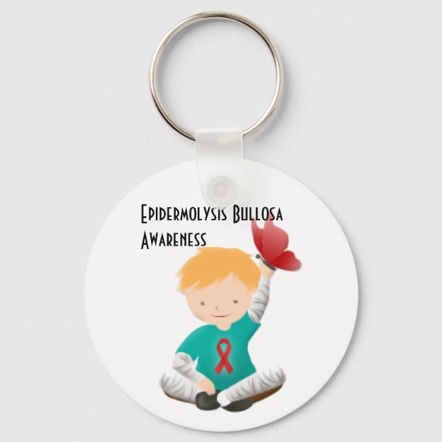 Llavero Epidermolysis Bullosa Awareness Keychain (Anverso)