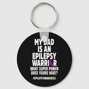 Llavero Epilepsia Awareness Dad Power Epilepe Warrior Sur