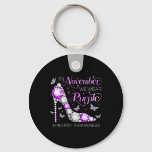 Llavero Epilepsia Awareness En Noviembre Usamos Morado But