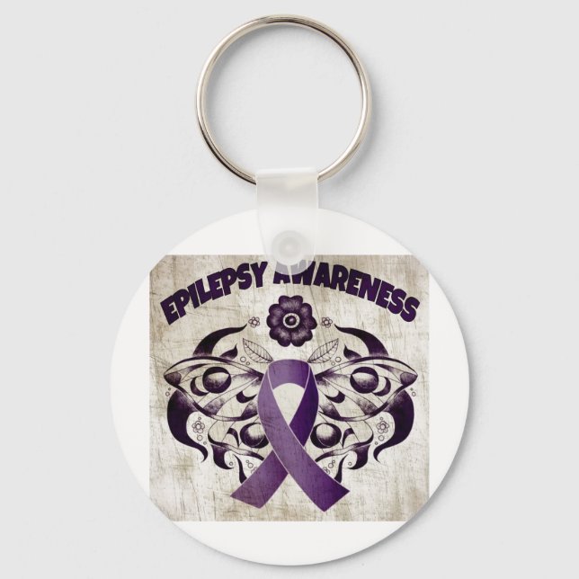 Llavero Epilepsia Awareness Keychain (Anverso)