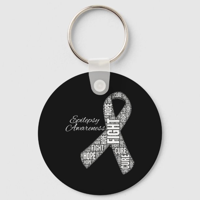 Llavero Epilepsia Conciencia Noviembre Mes Lucha Cura Espe (Anverso)