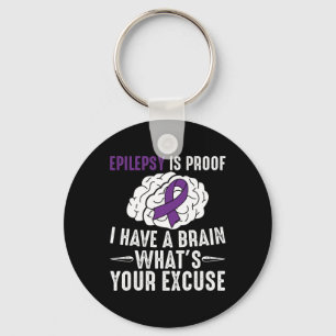 Llavero Epilepsia es prueba de que tengo cerebro ¿Cuál es