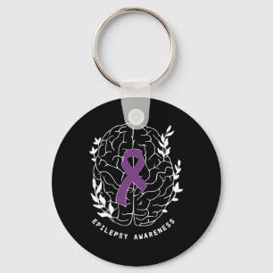 Llavero Epilepsia Sensibilidad Cinta Cinta De Conciencia E