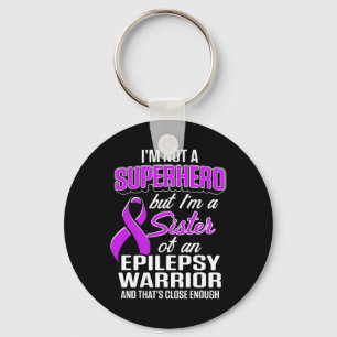 Llavero Epilepsia Sensibilización Hermana Héroe Epiléptico