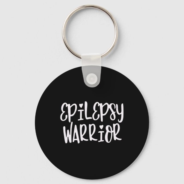Llavero Epilepsia Warrior Epilepsia Conciencia (Anverso)