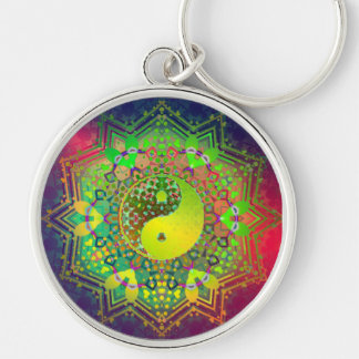 Llavero Equilibrio geométrico YIn Yang Keychain