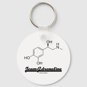 Llavero Equipo Adrenalina (Humor de Molécula química)