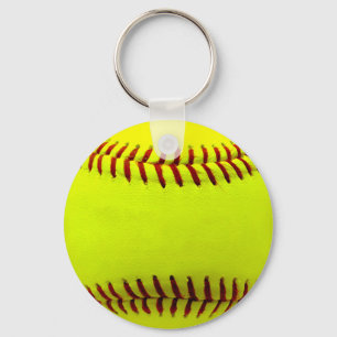 Llavero Equipo amarillo Personalizable Softball