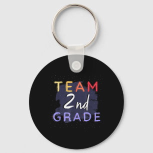 Llavero Equipo de 2º grado _ Estudiante colorido de vuelta